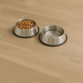 Frosted PVC Floor Mat -1.5mm Anti-Scratch Waterproof Pet Floor Mat For Dog Cat Feeding Area & Kennel Floor (Option: 44x58inches)