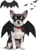 Halloween Dog Bat Wings Costume, Pet Halloween Cosplay Party Dress Up Costume for Small Dogs and Cats
