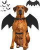 Halloween Dog Bat Wings Costume, Pet Halloween Cosplay Party Dress Up Costume for Small Dogs and Cats