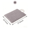 Washable Dog Mat with Carry Handle, Soft Plush Quilted Dog Bed Mat, Portable Crate Pad and Kennel Liner for Floor, Sofa, Car and Travel