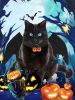 Halloween Dog Bat Wings Costume, Pet Halloween Cosplay Party Dress Up Costume for Small Dogs and Cats
